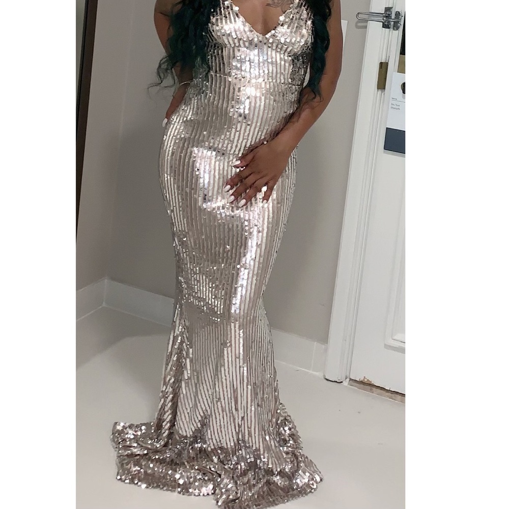 Elegant Sequin Gown